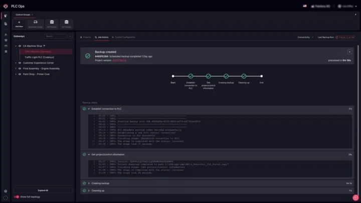 Secure, non-intrusive automated backup