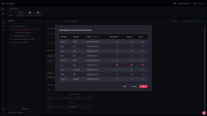 Set up notifications for key stakeholders to share backup status