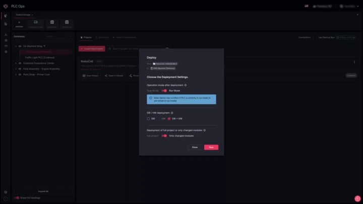 Automated deployment for defined backups reduces the time to recover to minutes