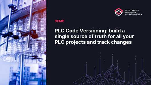 PLC Code Versioning: build a single source of truth for all your PLC ...