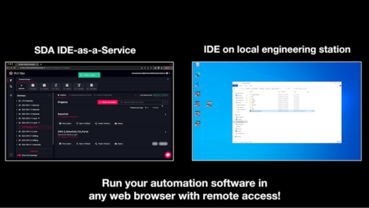 IDE in a browser. PLC IDEs. IDE-as-a-Service.